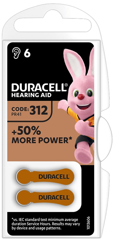 DURACELL EASY TAB 312 MARRONE BATTERIA PER APPARECCHIO ACUSTICO - famajoy.it
