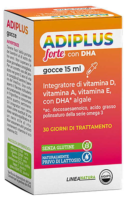 ADIPLUS FORTE CON DHA GOCCE FLACONCINO 15 ML - famajoy.it
