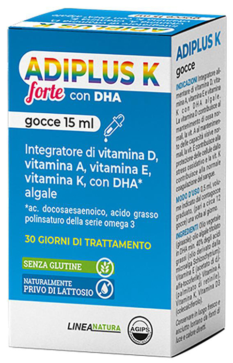 ADIPLUS K FORTE CON DHA GOCCE FLACONCINO 15 ML - famajoy.it