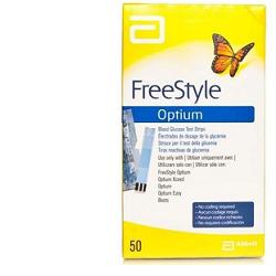 STRISCE MISURAZIONE GLICEMIA FREESTYLE OPTIUM TEST STRIPS 50 PEZZI SENZA CALIBRAZIONE - famajoy.it