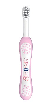 CHICCO SPAZZOLINO PRIMI DENTI DA LATTE ROSA 6-36 MESI - famajoy.it