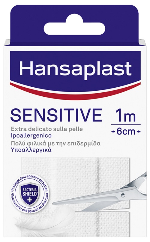 HANSAPLAST STRISCIA SENSITIVE PRETAGLIATA 1X6CM 10 PEZZI - famajoy.it