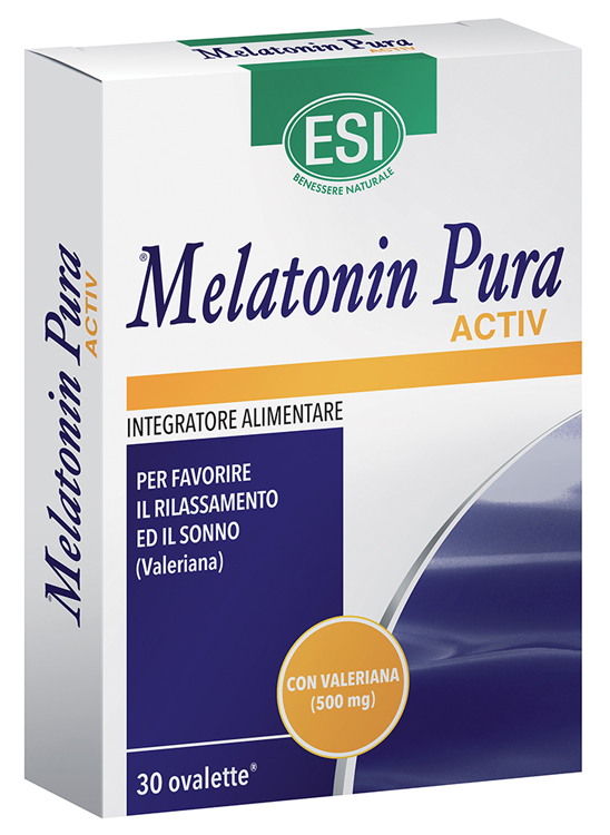 ESI MELATONIN PURA ACTIV 30 OVALETTE - famajoy.it