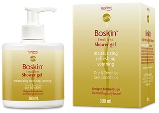 BOSKIN DOCCIA GEL EMOLLIENTE CUOIO CAPELLUTO E PELLE 300 ML - famajoy.it