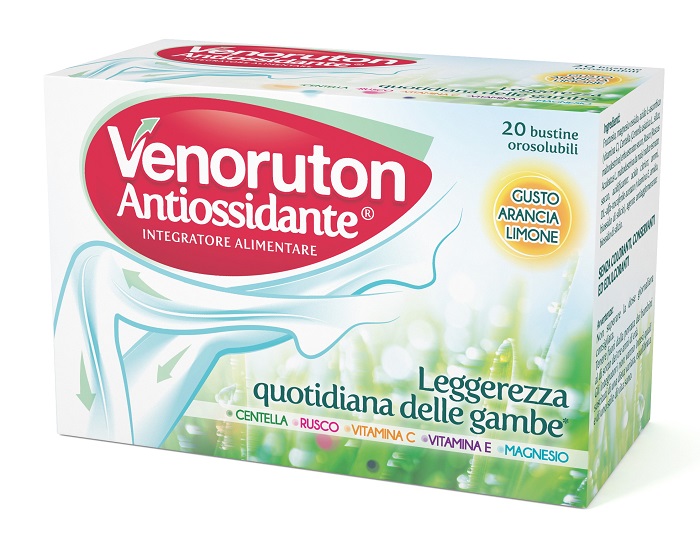 VENORUTON ANTIOSSIDANTE 20 BUSTINE OROSOLUBILI MONODOSE - famajoy.it
