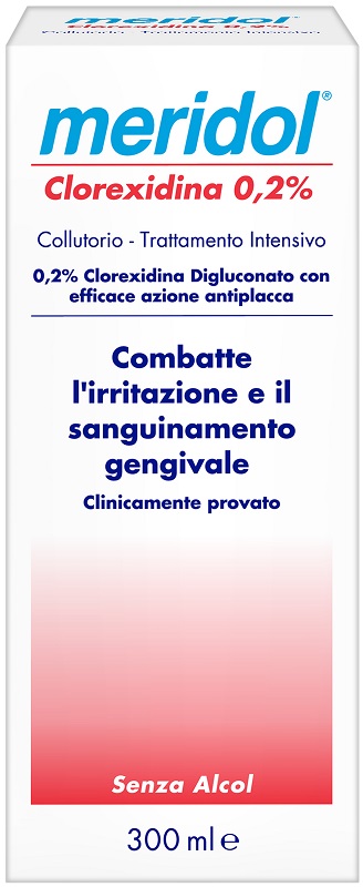 MERIDOL CLOREXIDINA 0,2% COLLUTORIO 300 ML - famajoy.it