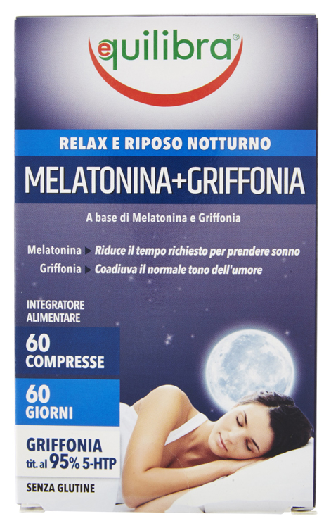 MELATONINA + GRIFFONIA 60 COMPRESSE - famajoy.it