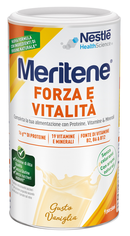 MERITENE FORZA E VITALITA' VANIGLIA 270 G - famajoy.it
