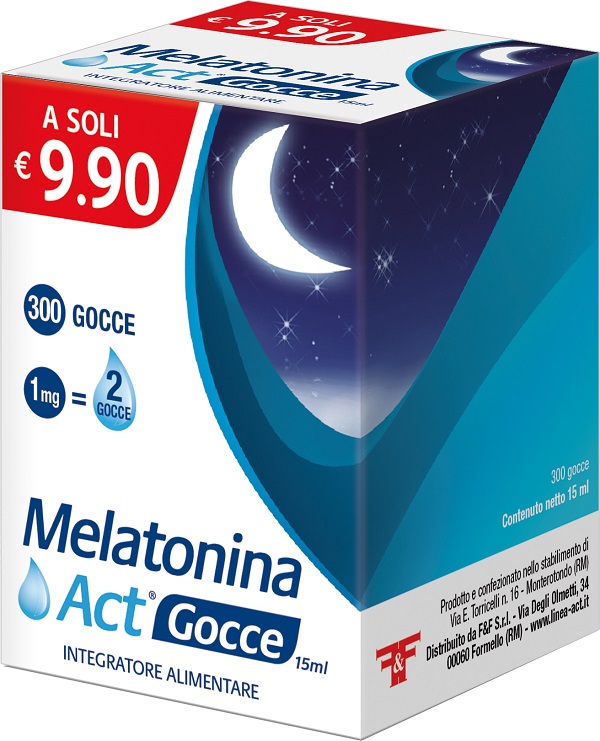 MELATONINA ACT GOCCE 15 ML - famajoy.it