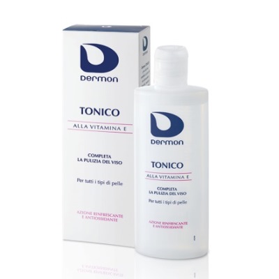 DERMON TONICO VITAMINA E 200 ML - famajoy.it