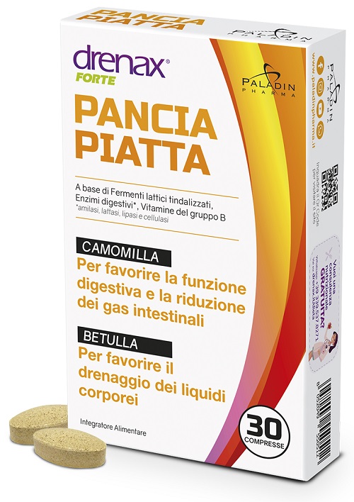 DRENAX FORTE PANCIA PIATTA 30 COMPRESSE - famajoy.it