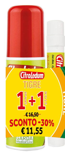 CITROLEDUM TIGRE KIT SPRAY 75 ML + STICK 10 ML - famajoy.it