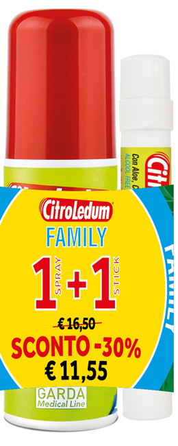 CITROLEDUM FAMILY KIT SPRAY 75 ML + STICK 10 ML - famajoy.it