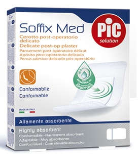 CEROTTO PIC SOFFIX MED IN TNT CON TAMPONE CENTRALE ASSORBENTE STERILE MONOUSO 30X10 CM STERILI ANTIBATTERICO 3 PEZZI - famajoy.it