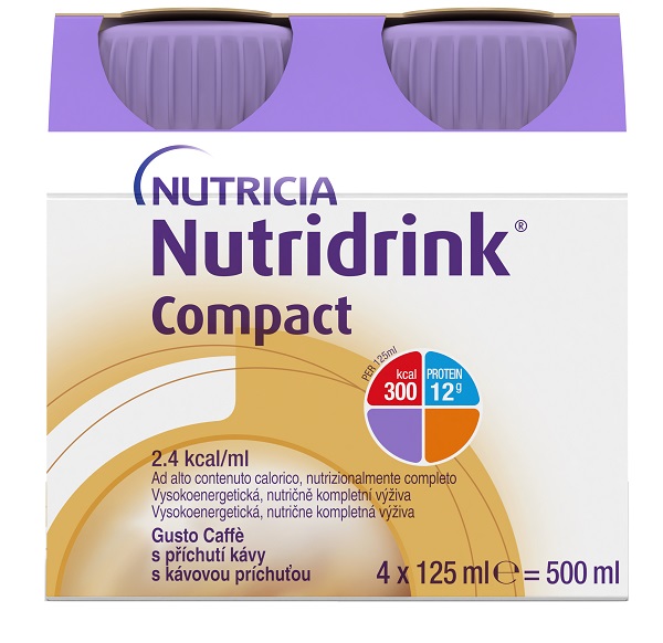 NUTRICIA NUTRIDRINK COMPACT GUSTO CAFFE' 4 BOTTIGLIE DA 125 ML - famajoy.it
