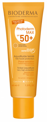 PHOTODERM MAX AQUAFLUIDE TINTED NP FLUIDO SOLARE SPF 50+ UVA 26 40 ML - famajoy.it