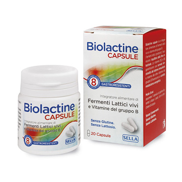 BIOLACTINE FERMENTI + VITAMINE 20 CAPSULE - famajoy.it