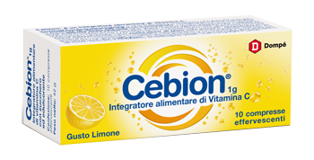 CEBION EFFERVESCENTE VITAMINA C LIMONE 10 COMPRESSE - famajoy.it
