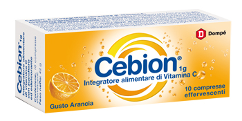 CEBION EFFERVESCENTI VITAMINA C ARANCIA 10 COMPRESSE - famajoy.it