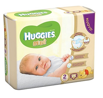 PANNOLINO HUGGIES EXTRA CARE BEBE' BASE 2 24 PEZZI - famajoy.it