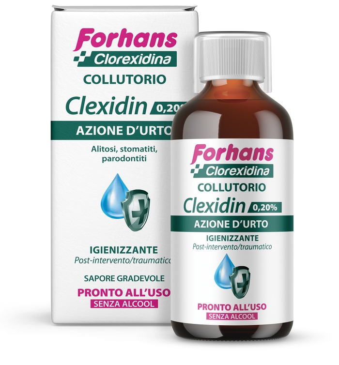 FORHANS CLEXIDIN 0,20 SENZA ALCOOL 200 ML - famajoy.it