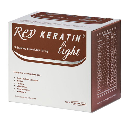 REV KERATIN LIGHT 30 BUSTE 120 G - famajoy.it