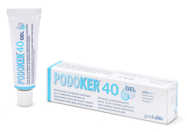 PODOKER 40 GEL AZIONE CHERATOLITICA TUBO DA 30 ML CON APPLICATORE - famajoy.it