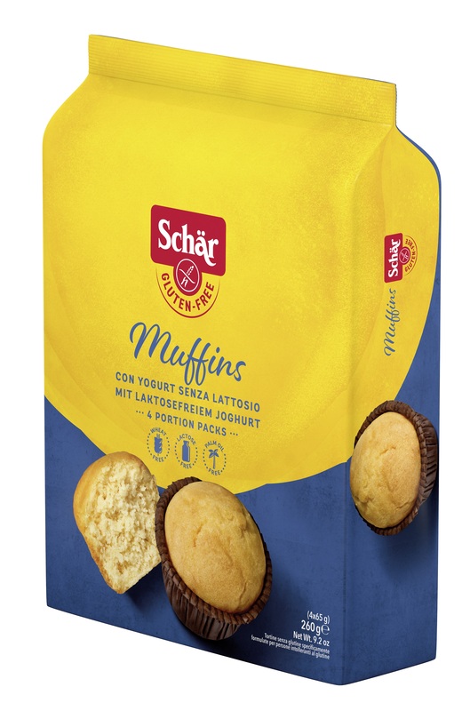 SCHAR MUFFINS SENZA LATTOSIO 4 PORZIONI DA 65 G - famajoy.it