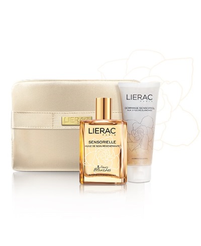 LIERAC COFANETTO HUILE SENSORIELLE AI 3 FIORI BIANCHI - famajoy.it