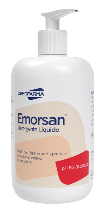 EMORSAN DETERGENTE LIQUIDO IGIENE ANO GENITALE PH FISIOLOGICO 500 ML - famajoy.it