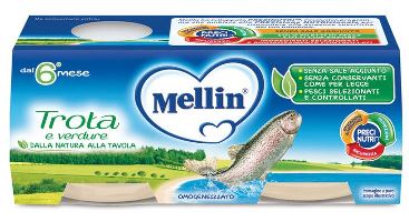 MELLIN OMOGENEIZZATO TROTA 2 X 80 G - famajoy.it