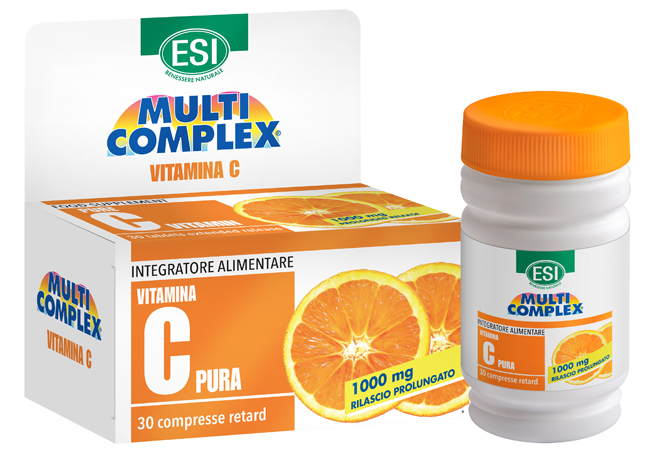 ESI MULTICOMPLEX VITAMINA C PURA 1000 MG RETARD 30 COMPRESSE - famajoy.it