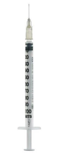 SIRINGA PER INSULINA EXTRAFINE 1ML 100 UI AGO REMOVIBILE 27 GAUGE 0,40X12 MM 1 PEZZO - famajoy.it