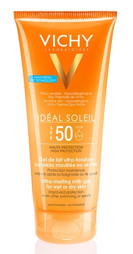 IDEAL SOLEIL GEL WET CORPO SPF50 200 ML - famajoy.it