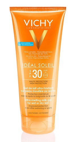 IDEAL SOLEIL GEL WET CORPO SPF30 200 ML - famajoy.it