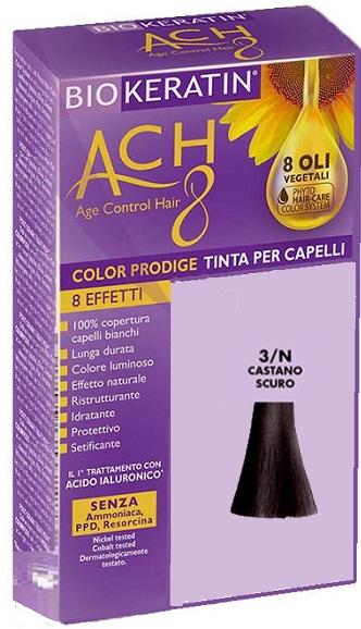 BIOKERATIN ACH8 COLOR PRODIGE 3/N CASTANO SCURO - famajoy.it