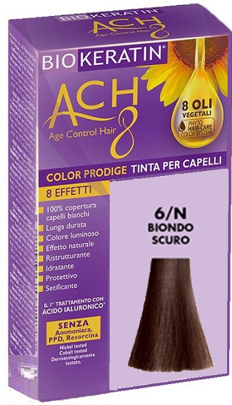 BIOKERATIN ACH8 COLOR PRODIGE 6/N BIONDO SCURO - famajoy.it