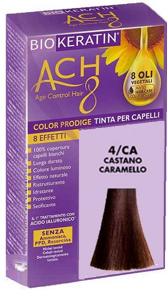 BIOKERATIN ACH8 COLOR PRODIGE 4/CA CASTANO CARAMELLO - famajoy.it