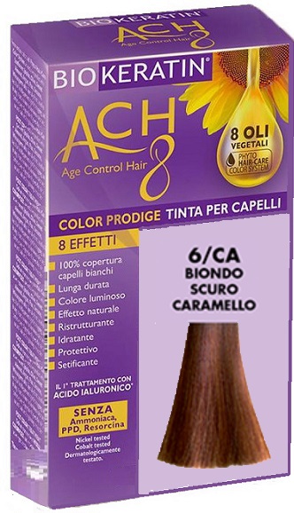 BIOKERATIN ACH8 COLOR PRODIGE 6/CA BIONDO SCURO CARAMELLO - famajoy.it
