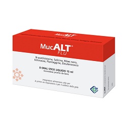 MUCALT FLU 8 ORAL STICK MONODOSE - famajoy.it