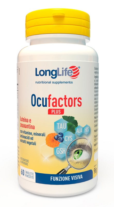 LONGLIFE OCUFACTORS PLUS 60 TAVOLETTE - famajoy.it