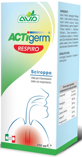 ACTIGERM RESPIRO SCIROPPO 250 ML - famajoy.it
