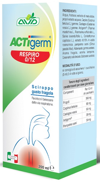 ACTIGERM RESPIRO 0-12 200 ML - famajoy.it