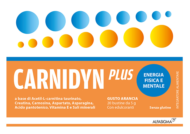 CARNIDYN PLUS 20 BUSTINE DA 5 G GUSTO ARANCIA - famajoy.it