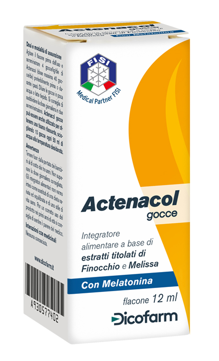 ACTENACOL GOCCE 12 ML CON MELATONINA - famajoy.it