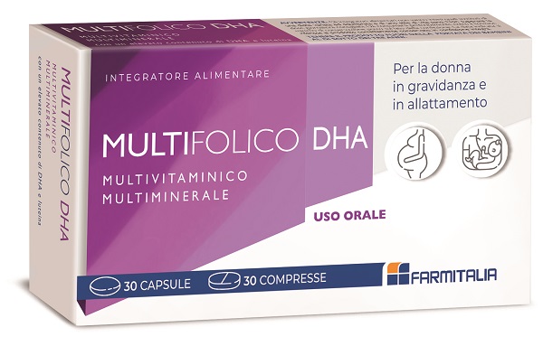 MULTIFOLICO DHA 30 CAPSULE + 30 COMPRESSE - famajoy.it
