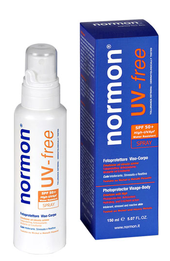 NORMON UV FREE SPRAY VISO CORPO 150 ML - famajoy.it