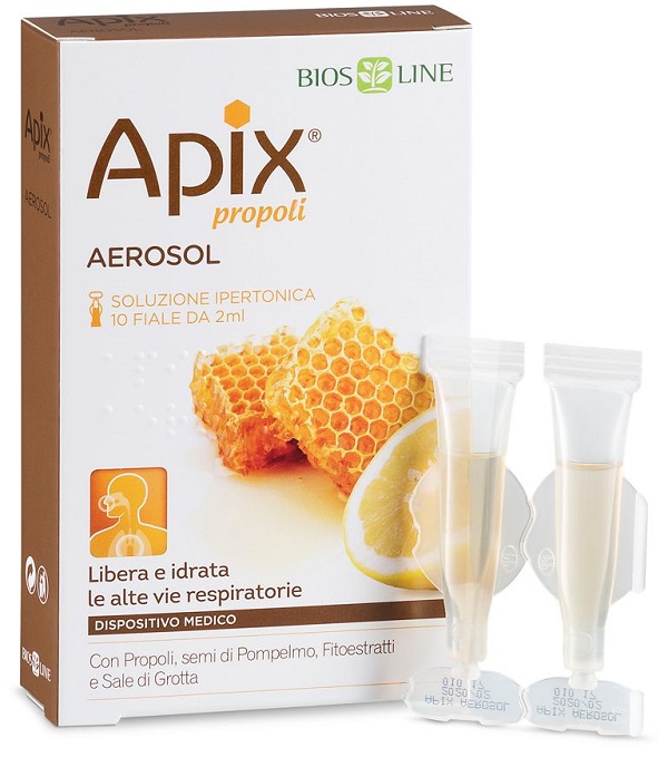APIX PROPOLI AEROSOL 10 FIALE MONODOSE X 2 ML - famajoy.it