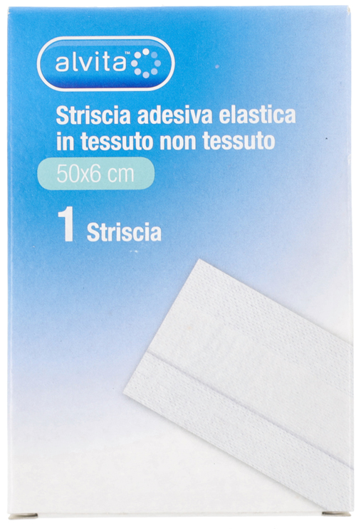 GARZA ALVITA IN TESSUTO NON TESSUTO ESTENSIBILE BIANCO 50X6CM - famajoy.it