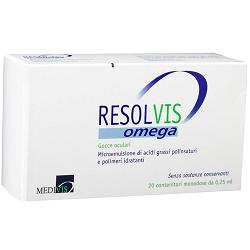 GOCCE OCULARI RESOLVIS OMEGA 20 FIALE MONODOSE 0,25 ML - famajoy.it